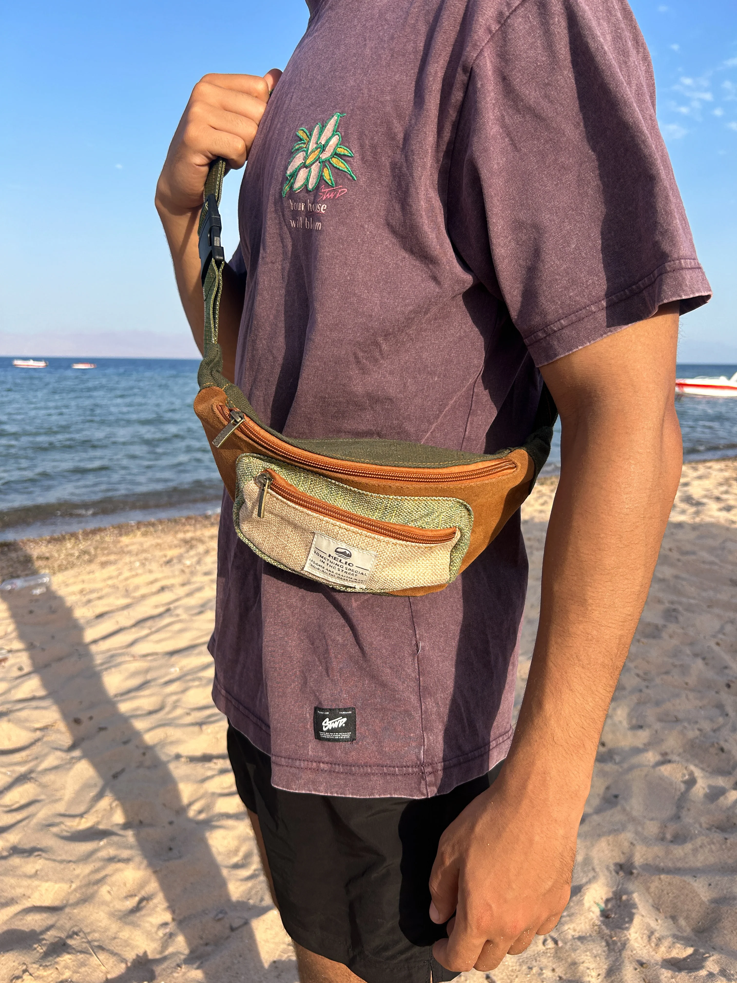 HIPPIE FANNY PACK OLIVE - Image 6