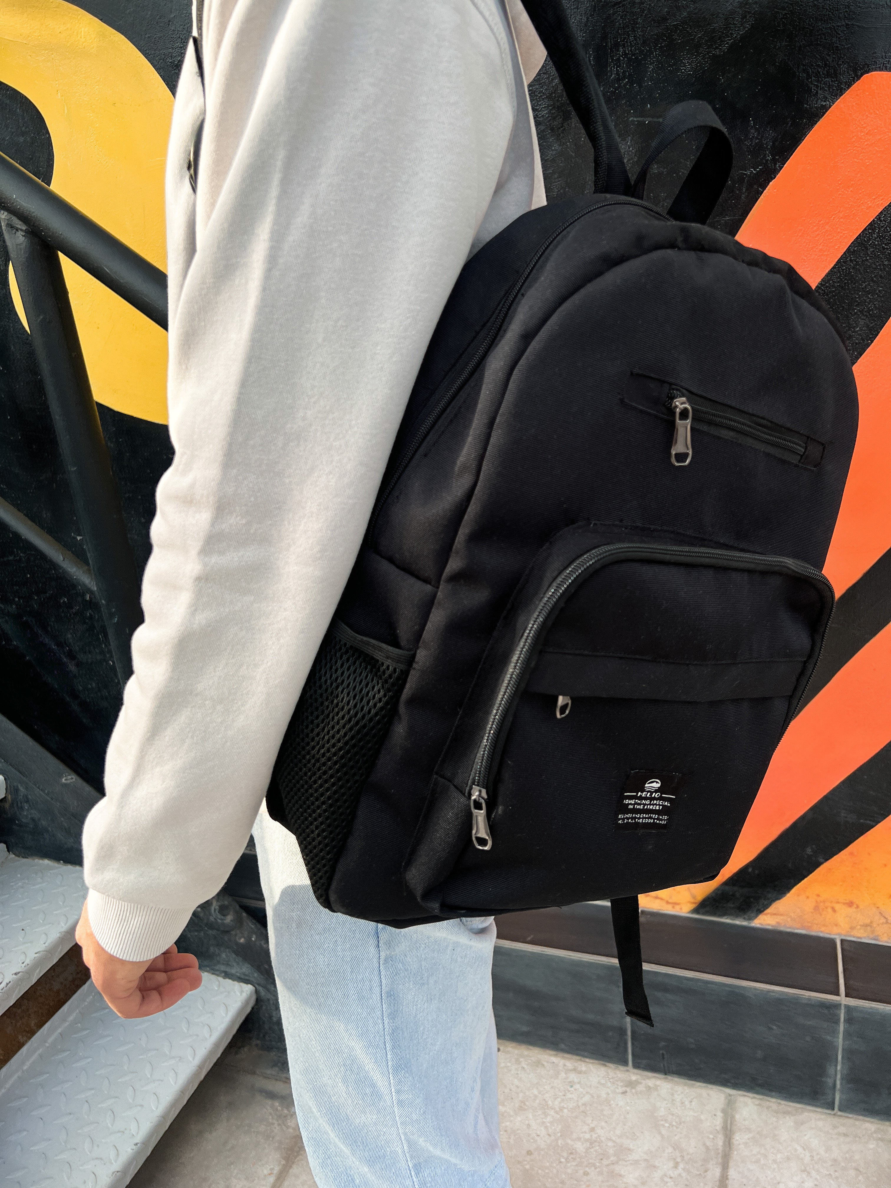 ZENTANGLE BACKPACK BLACK - Image 3